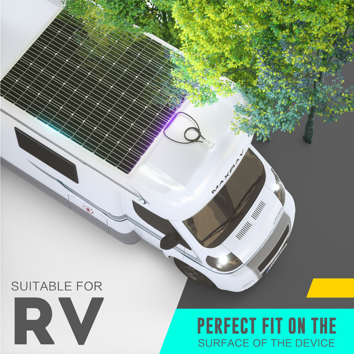 12V 350W Flexible Solar Panel 350 Watt Mono Battery Charge EBay